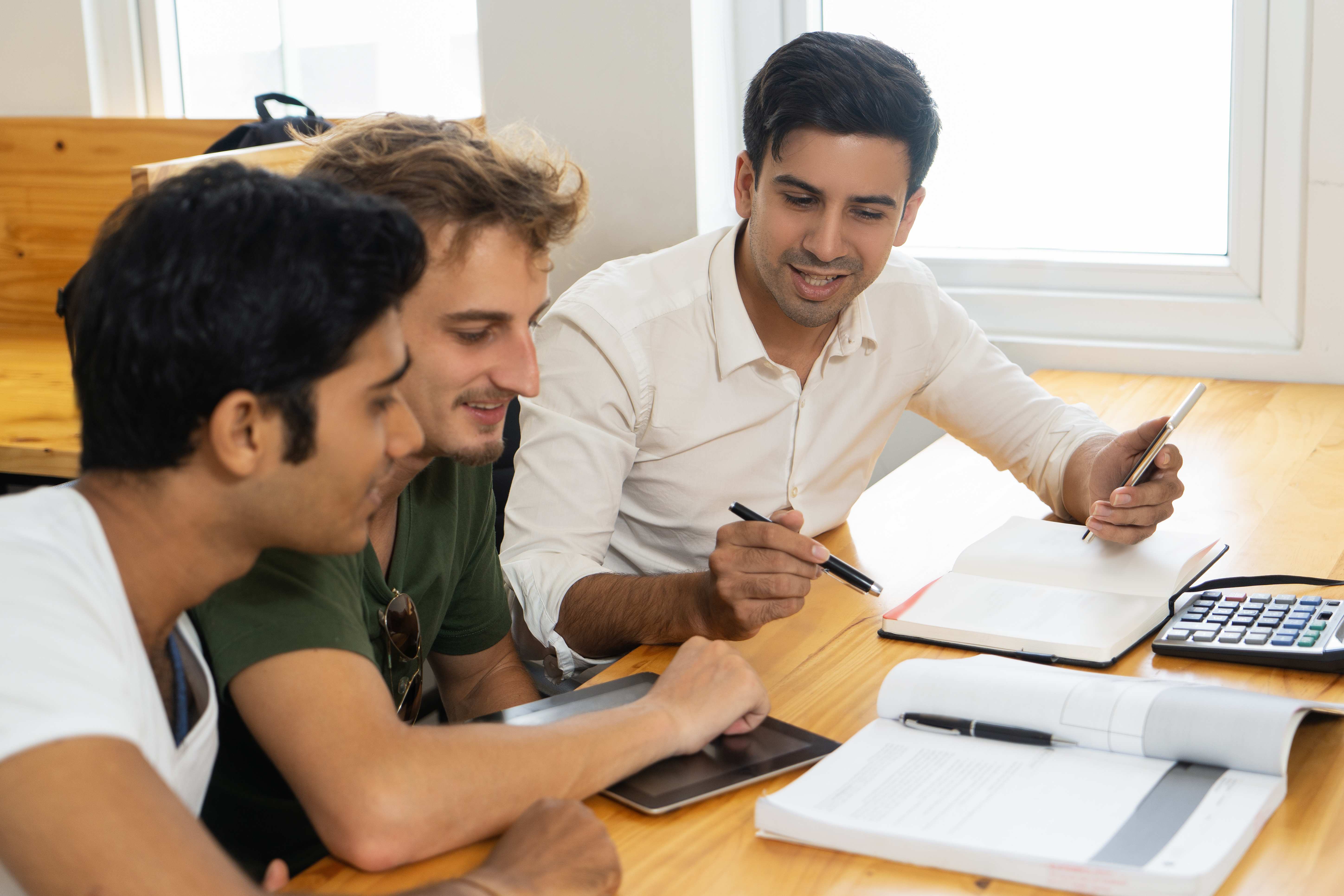 Students in a classroom setting
